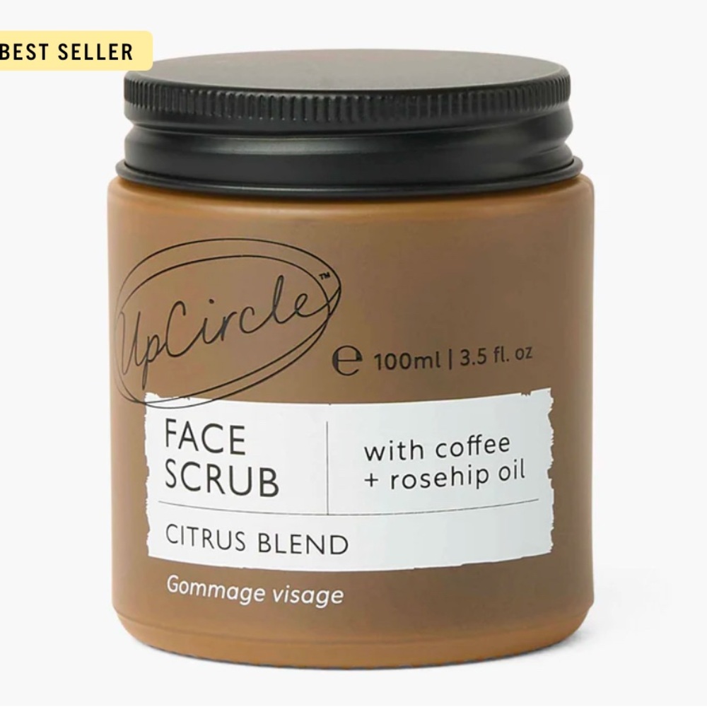Up Circle Face Scrub: Coffeee + Rosehip Oil - Citrus Blend